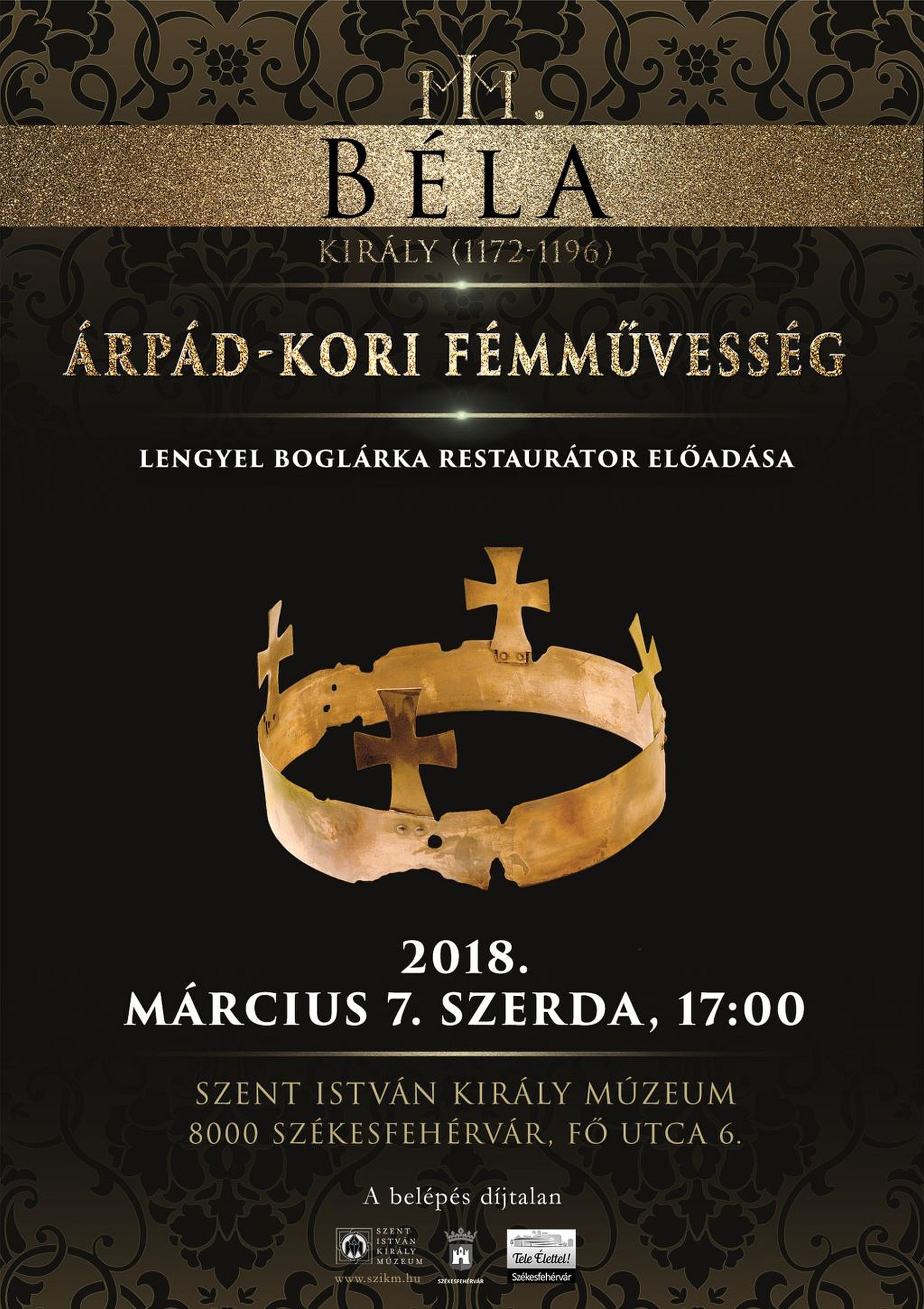 Az Árpád-kori fémművességről lesz szó a III. Béla kiállításhoz kapcsolódóan